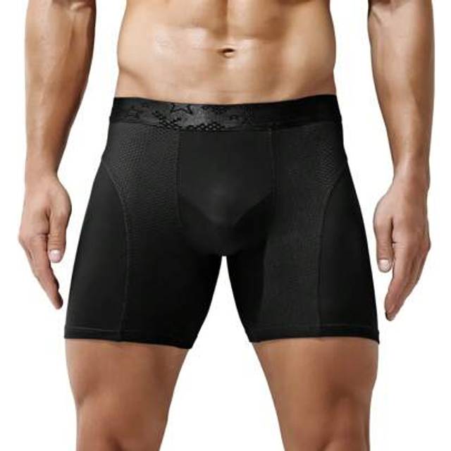 SHEIN Multipack Anti-Chafing Mens Boxer Shorts Briefs Longer Legs Underwear Trunks Underpants Comfortable Pants Breathable Soft Stretch Fit Sports Fitness
