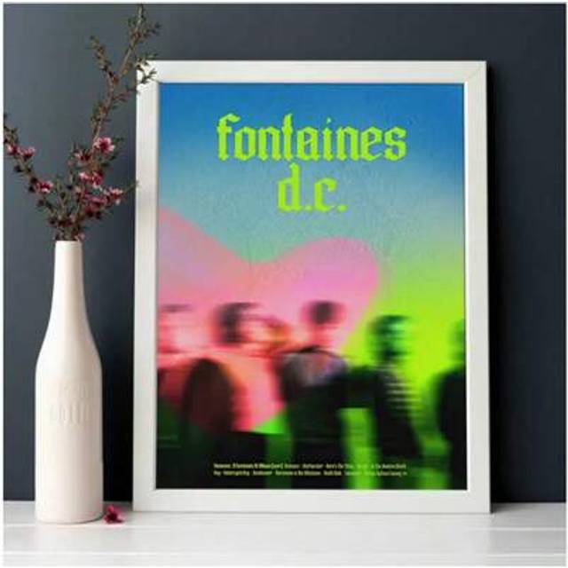 SHEIN 1PC Wall Arts Vintage Music Album Canvas Poster - Modern Song Art Wall Decor, Perfect For Living Room, Bedroom, Office & Bar (No Frame) Bedroom Decor