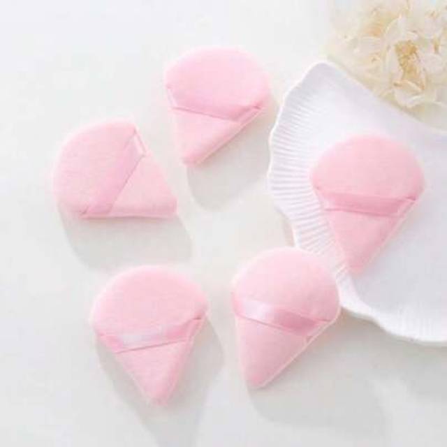 SHEIN 5pcs/Set Triangle Makeup Sponges, Reusable Makeup Puff, Makeup Tools For Foundation, Cream, BB Cushion