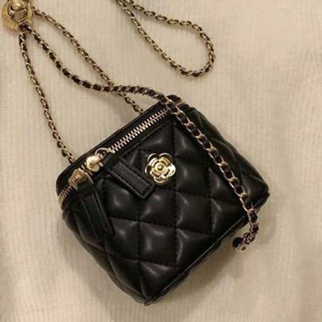 SHEIN Rhombus Leather Chain Strap Bucket Bag, Mini & Large Size, Handheld And Shoulder Bag, Cosmetic Pouch, Best Mother&#39;s Day Gifts Women