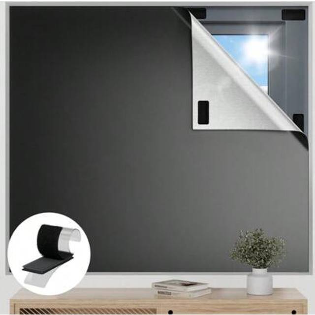 SHEIN Window Skylight Blackout Curtain, UV Curtain, Temporary Blackout Curtain, New 100% Blackout Curtain, Blind Full Blackout Panel, Portable Blackout Clot