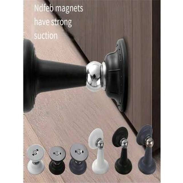 SHEIN 1pc Magnetic Door Stopper, No Drilling Required, Mini Size, Suitable For RVs, Bedrooms, Wood Doors And Various Doors