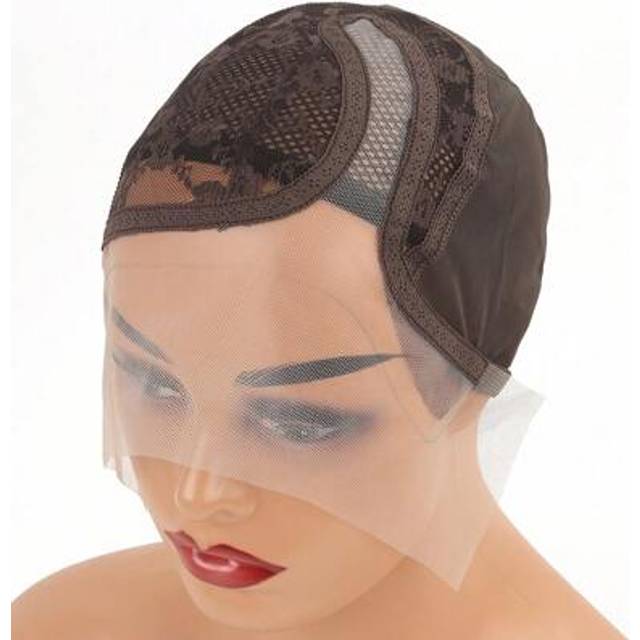 SHEIN 1pc/Bag Wig Caps For Making Wigs Full Lace Wig Weaving Cap Mesh Base Machine Made Stretchy Net Medium With Adjustable Strap