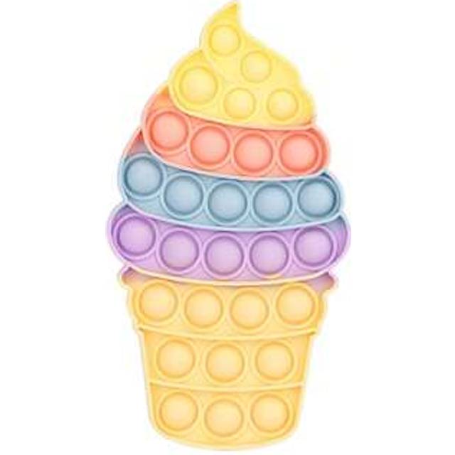 SHEIN Colorful Ice Cream Bubble Stress Relief Fidget Toy, Popular Bubble Popping Toy For Adults And Kids, Party Game Decor Gift For Christmas, Halloween, Re