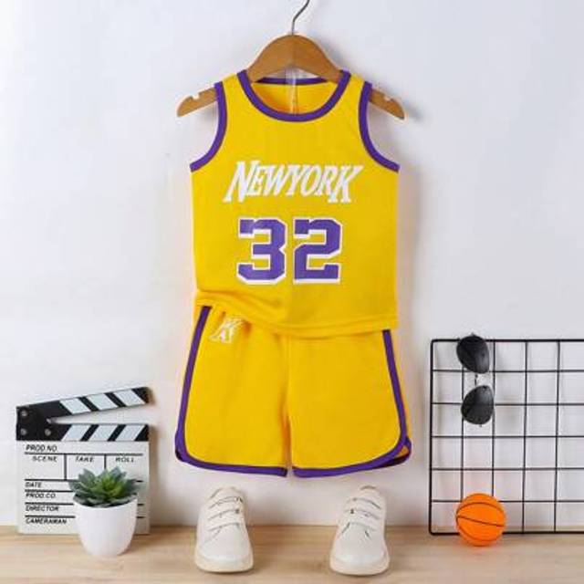 SHEIN 2pcs/Set Toddler Boys&#39; Casual Mesh Letter Print Vest And Shorts Outfit, Suitable For Spring And Summer