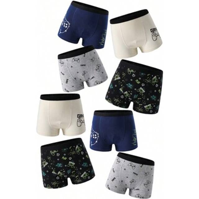 SHEIN Young Boy 8-Pack Video Game Printed Boxer Briefs