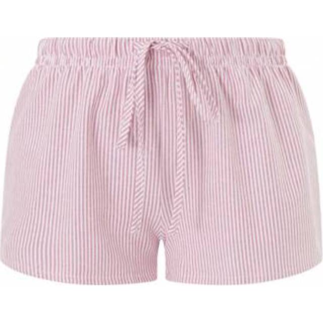 SHEIN Women&#39;s Summer Casua Shorts Loose Fit Wide Leg Drawstring Striped Lounge Shorts