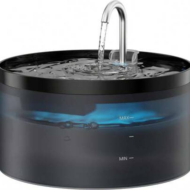SHEIN Automatic Pet Water Dispenser: Dog Water Fountain, Ultra-Quiet Water Drinking Machine With Filter, Indoor Dog Water Bowl, Suitable For Medium & Small