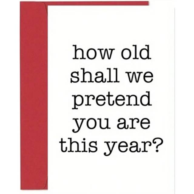 SHEIN Humorous Happy Birthday Card - Unique Gift For Men, Women, Parents & Friends
