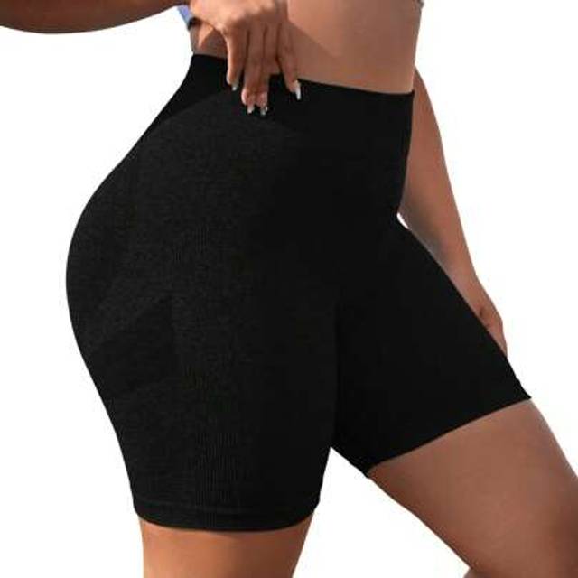 TNTOR Plus Size Women&#39;s Elastic Yoga Shorts, High Waisted, Squat-Proof, Tummy Control, Suitable For Workout, Exercise, Cycling, Compression Shorts For Fitne