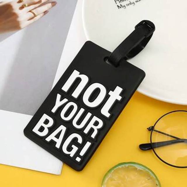 SHEIN Personalized PVC Luggage Tags Suitcase Labels Travel Accessories Ideal Gift For Her Travel Essentials For Travel Backpack Travel Bag Luggage Suitcase