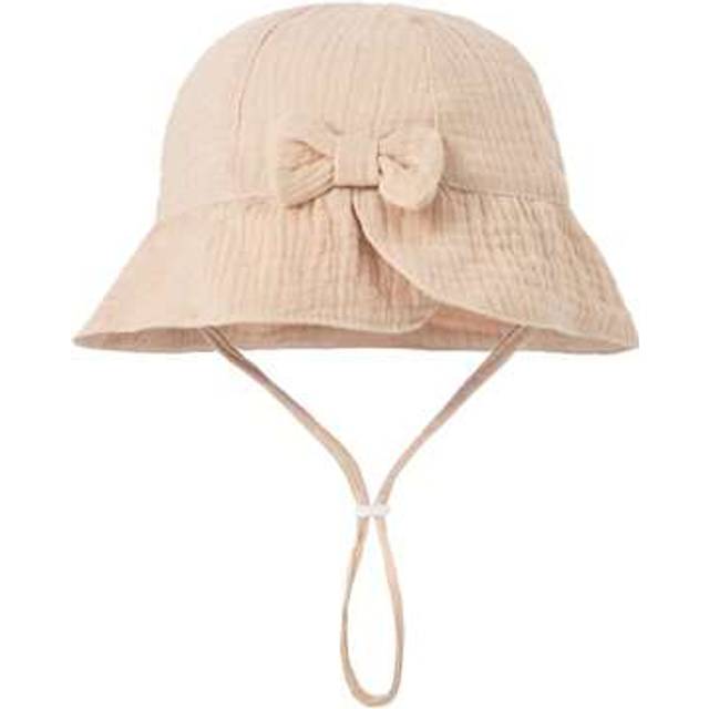 SHEIN 1pc Infant Bucket Hat, Baby Butterfly Print Sunhat, Cute And Comfortable Solid Color Skin-Friendly Baby Cap