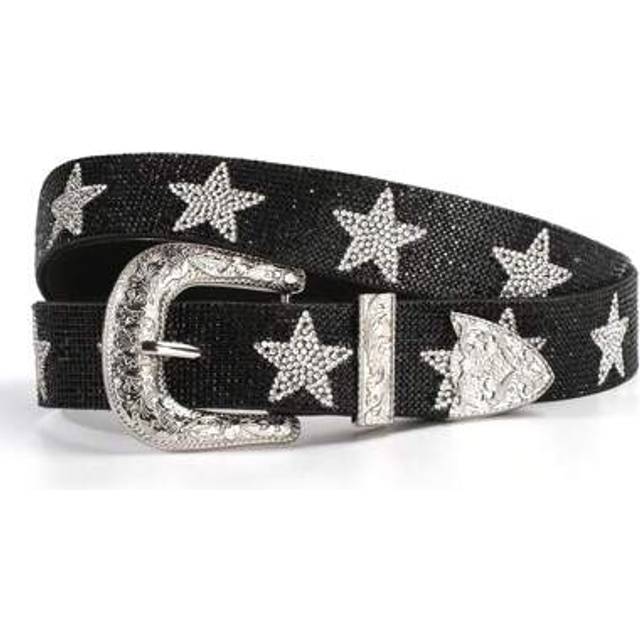 SHEIN 1pc Men&#39;s Colorful Glitter Star Decor Streetwear Y2K Punk Fashion Belt