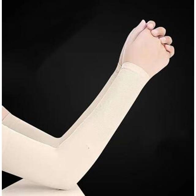 SHEIN 1pair Unisex Cooling Arm Sleeves With Uv Protection, Outdoors Sports Arm Cover For Driving, Cycling, Etc. Halloween
