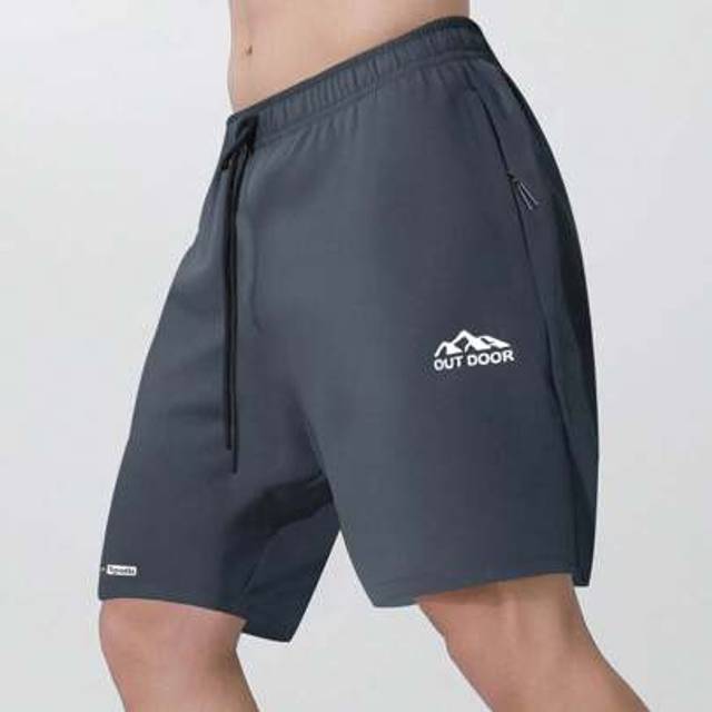 SHEIN 1pc Men&#39;s Elastic Waist Casual Lightweight Summer Hiking Travel Sports Outdoor Shorts