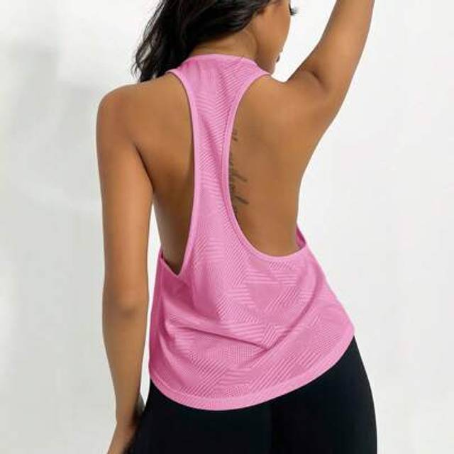 SHEIN Women Summer Solid Color Muscle Tank Top