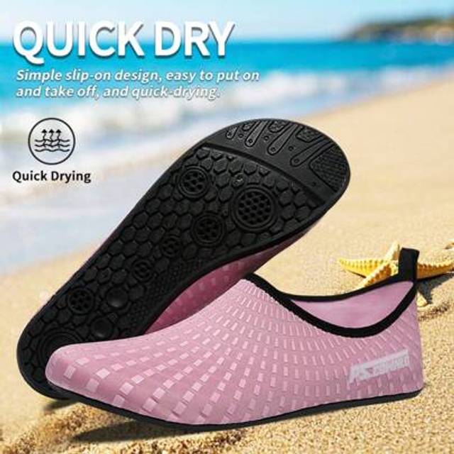 SHEIN Men Barefoot Water Shoes, One-Piece Quick Dry Beach Swim Surf Yoga Shoes