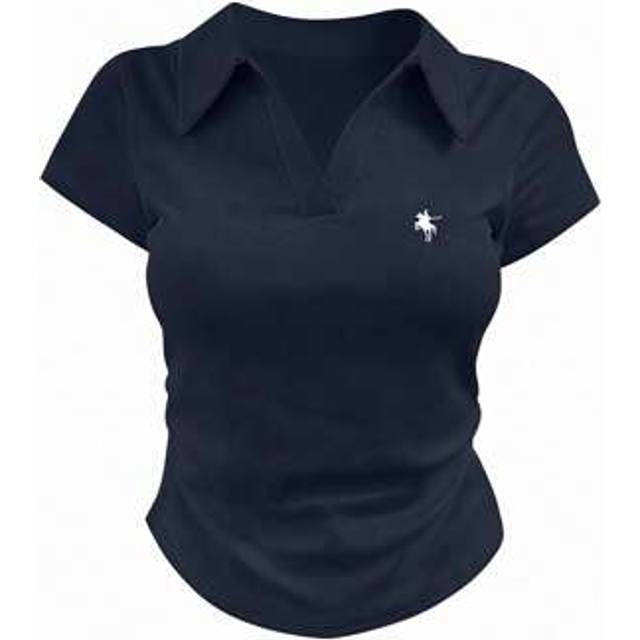 SHEIN Women&#39;s Solid Color Short Sleeve T-Shirt, Fashionable For Summer