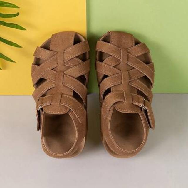 SHEIN New Style Kids Fashion Non-Slip Wear-Resistant Soft Bottom Sandals