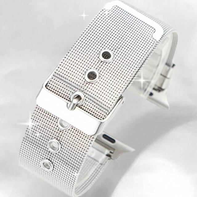 SHEIN 1pc Apple Watch Band, Luxury Shiny Stainless Metal Strap, Compatible With Apple Watch Ultra 2 1 Series Se S9 8 7 6 5 4 3 2 1 Series,Highly Waterproof