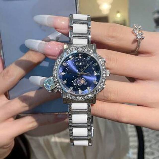 SHEIN 1pc Boutique Women&#39;s Watch, Luxury Ladies&#39; Branded Quartz Watch, 2025 New Model