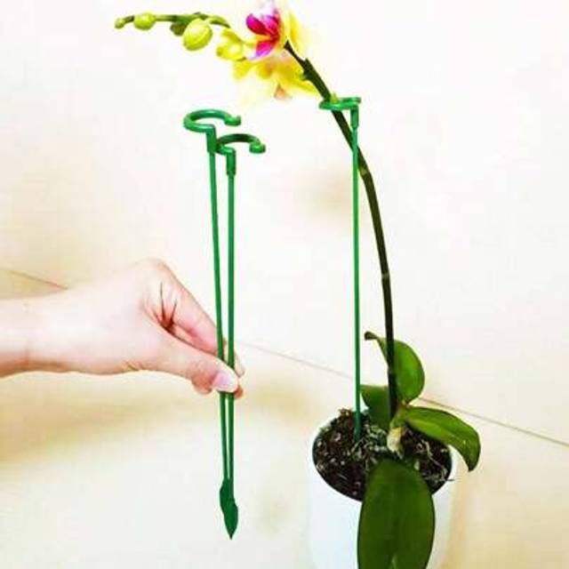 SHEIN 10pcs Plant Support Stands, Flower Pot Holders Shaped Supports Rods For Plants