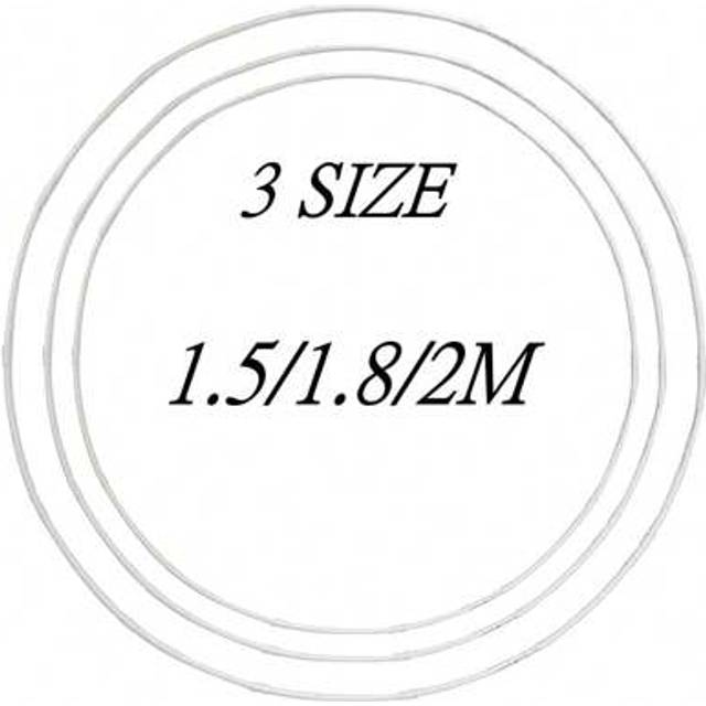 SHEIN 15/18/20pcs 3 SIZE Round Backdrop Stand Plastic Circle Balloon Arch Frame Wedding Arch Stand Balloon Garland Ring For Wedding Decoration Birthday Part