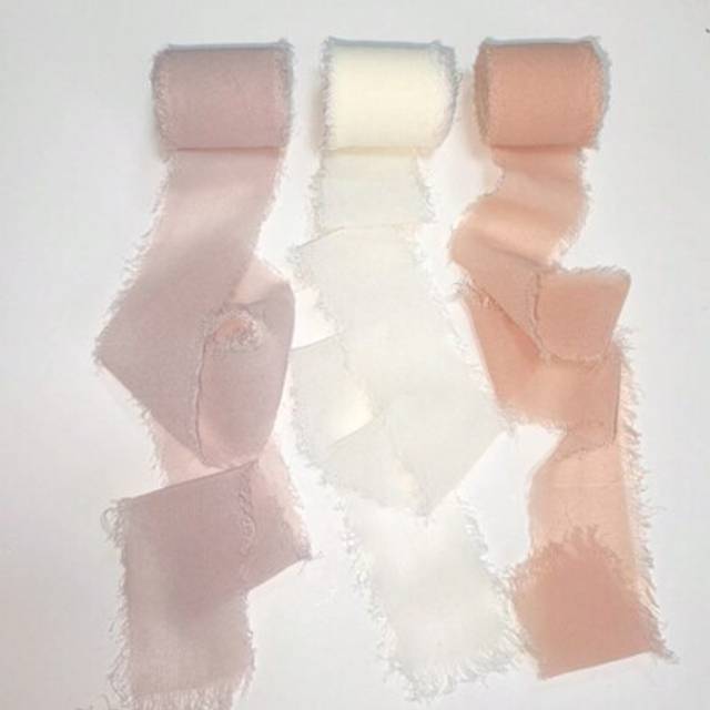 SHEIN 3Pcs/Set 4cm*5m Polyester Fiber Gift Wrapping Ribbons, Baking Cake Ribbons, DIY Handmade Ribbons, Bouquet Ribbons Suitable For Parties, Birthdays, Wed