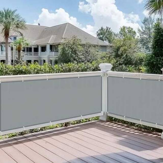 SHEIN Garden Privacy Screen Net Fence Balcony Sun Shade Windbreak UV Panel Cover
