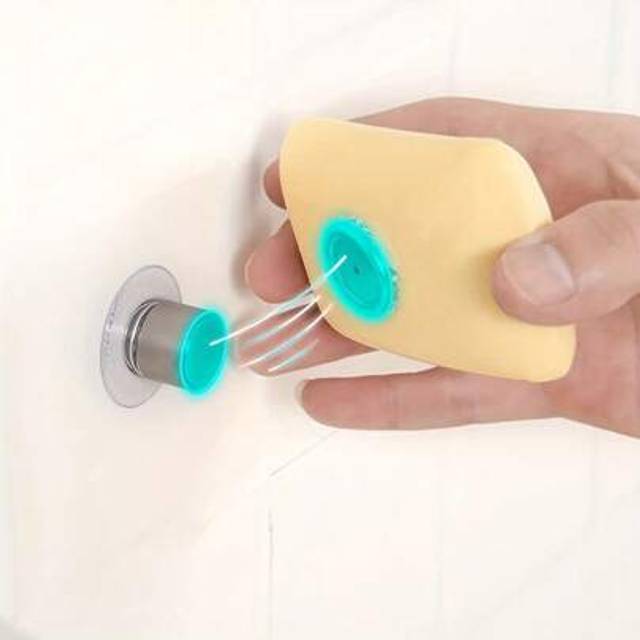 SHEIN Easy-Install Magnetic Soap Dish - No Drill, Suction Cup Wall Mount For Shower & Kitchen, Quick-Drain Design Stainless Steel Does Not Rust Home Bathroo