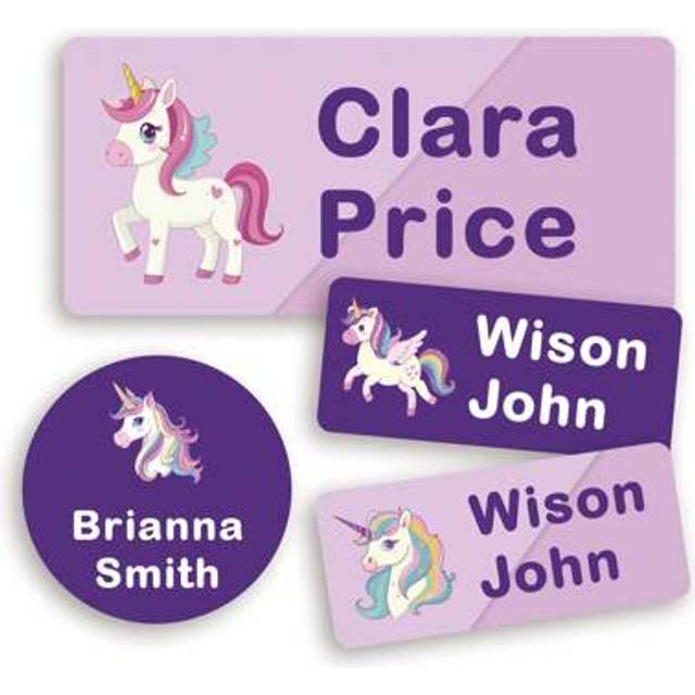 SHEIN 152/304/760pcs No Iron Name Labels For Clothes,Personalised Clothing Labels,Custom Name Sticker,Waterproof Name Stickers For Care Home,Customized Name