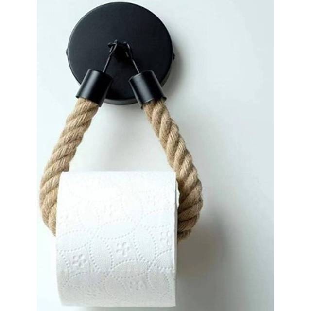 SHEIN 1pc Toilet Paper Holder, Modern Wall Mounted Toilet Paper Holder For Home Bathroom Decor Summer