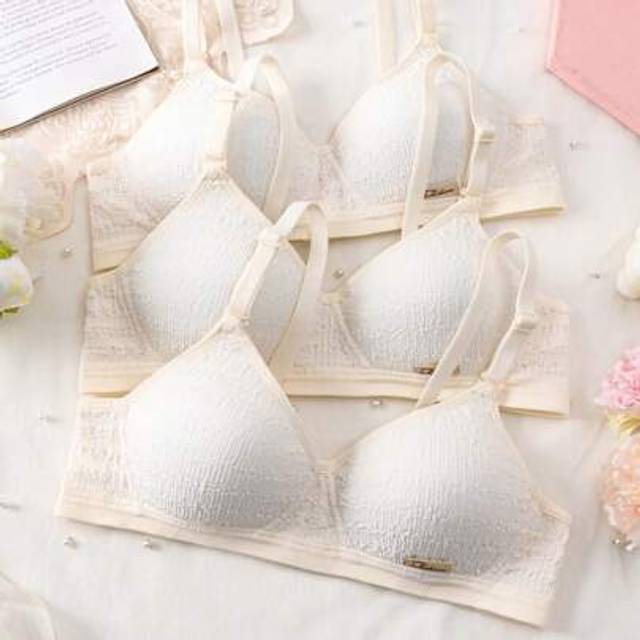 SHEIN 3pcs/Set Teen Girl/Teen GirlComfortable Unlined Adjustable Strap Non-Wired Bras Bras Pack Bras For Girl Pack Wired Bras For Girl Bras For Women Pack W