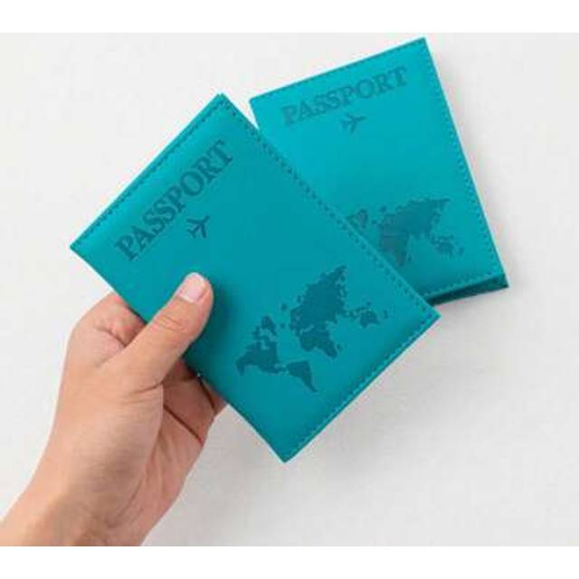 SHEIN Creative Passport Cover With Airline Ticket Holder, Passport Holder For Travel Essentials, Passport Wallet Cover Case For Travel Must Haves Accessorie