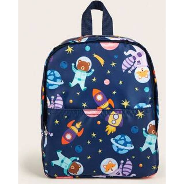 SHEIN 1pc Unisex Cartoon Dinosaur & Asymmetrical Planet Print Mini Lightweight Backpack, Casual Coin Purse & Accessories Bag