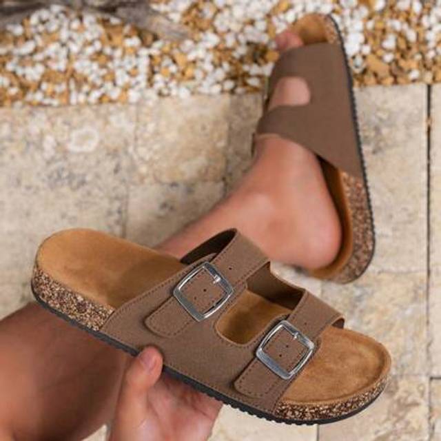 SHEIN Men&#39;s Comfortable Retro Open Toe Sandals - Adjustable Straps, Casual Walking Shoes - Suitable For Indoor And Outdoor Use