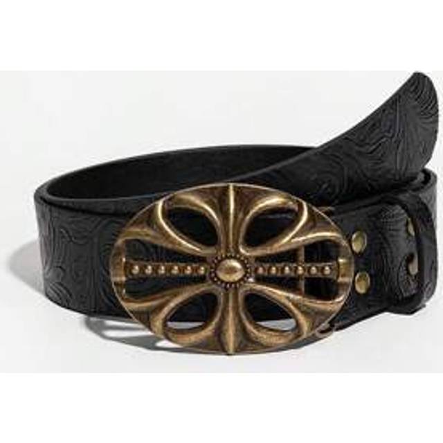 SHEIN 1pc Vintage Embossed Western Style Women&#39;s Cowgirl Belt Halloween