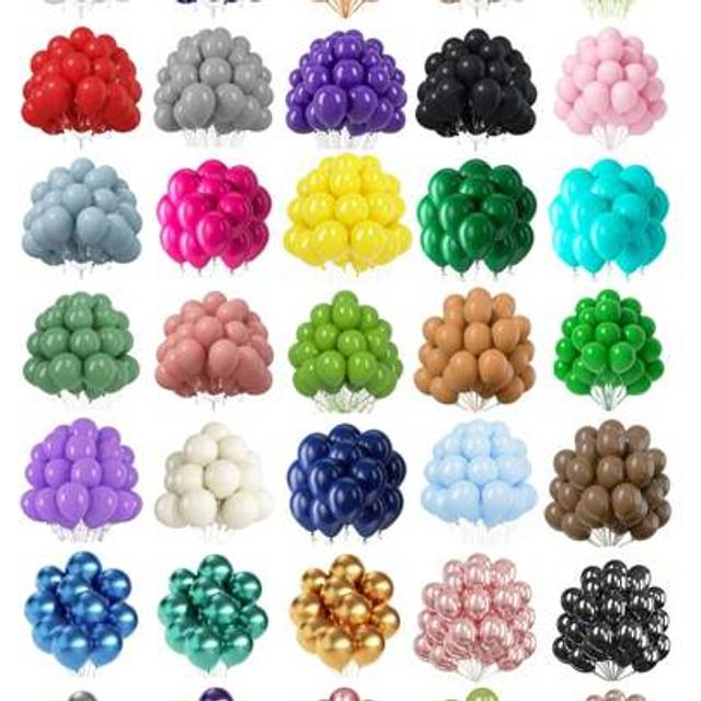 SHEIN 25pcs Balloons, 5inch,10inch,12inch,18inch Balloons, For Balloon Garland Balloon Arch As Party Decoration, Birthday Decoration, Decoration