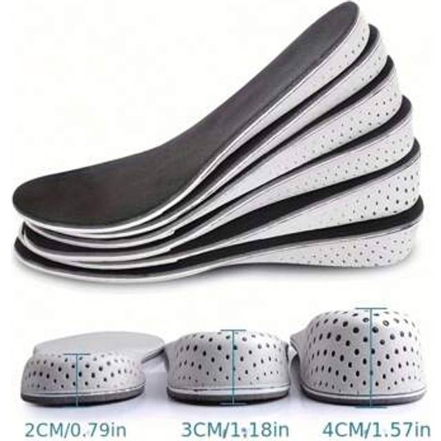 SHEIN 1 Pair Unisex Invisible Breathable Insole With Full-Length EVA Cushioning & Elastic Inserts