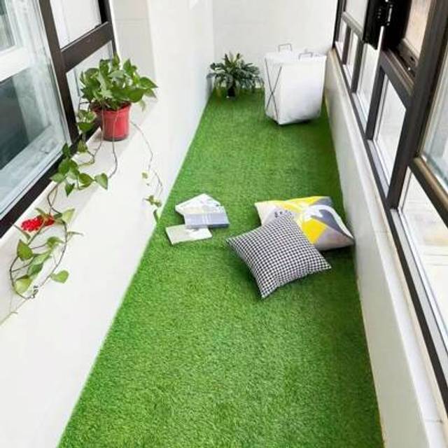 SHEIN 50*200cm Pet-Friendly 10mm Artificial Grass Mat - Polypropylene, Suitable For Yard, Playground, RV, Outdoor Party, Lawn, Garden And Wedding