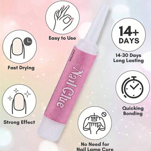 SHEIN Super Strong Nail Glue For Acrylic And Press-On Nails â Long-Lasting Professional Adhesive, 2g (0.07oz) Per Piece