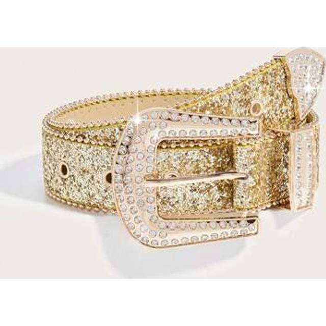 SHEIN 1pc Women&#39;s Dopamine Y2K Star-Shaped Eyelet Decor Western Style Thick Waist Belt, Suitable For Daily Wear