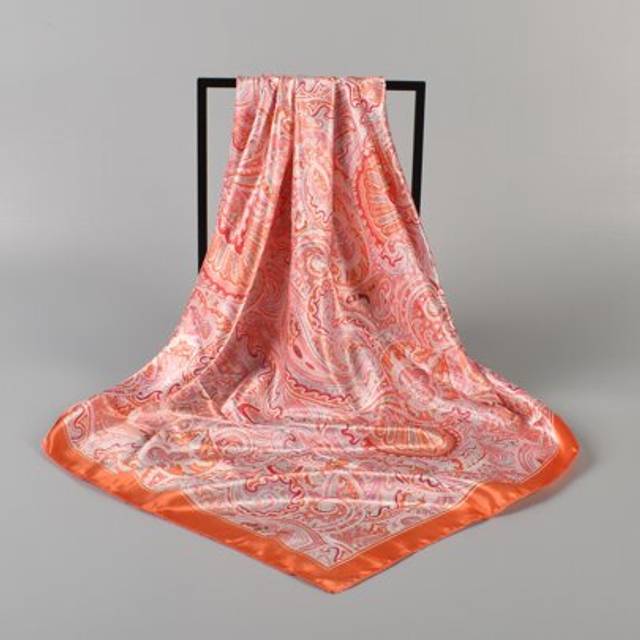 SHEIN 1pc Women&#39;s Vintage Jacquard Paisley Pattern Printed Scarf Shawl, Sunscreen, Headwrap, Suitable For Travel, Parties, Celebrations Bandana,Hair Band,He