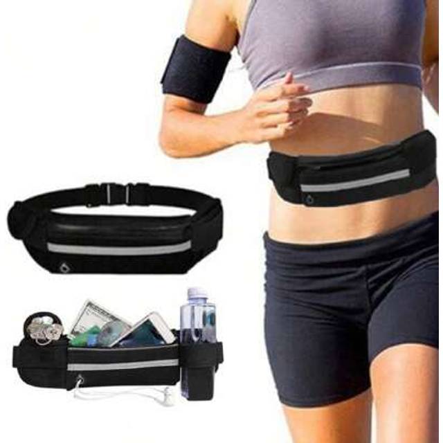 SHEIN 1Pc Unisex Sports Fanny Pack, Running Waist Bag, Belt Phone Bag, Water Hydration Backpack Running Accessories Sport Waist Bag Fanny Pack Belt Arm Vest