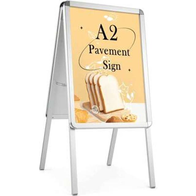 SHEIN A2 Display Board Stand â Freestanding Poster Sign Holder For Pavement Advertising, Business Promotions, Event Signage, Indoor And Outdoor Display Fr