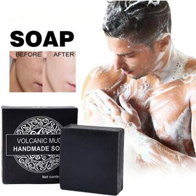 SHEIN 1PC Man Niacinamide Soap 100g Oil Control Cleansing And Brightening Soap Body Cleaning Whitening Glowing Smoothing Acne Marks Fading Acne Soap