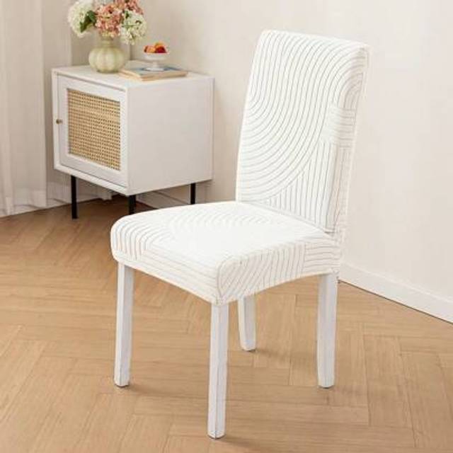 SHEIN 1PC, Swiss Roll, Dark Gray, L-Code Chair Cover, Four Seasons General, Elastic Non-Slip, Computer Chair Cover, Home General, L Code, Office, Stool Cove