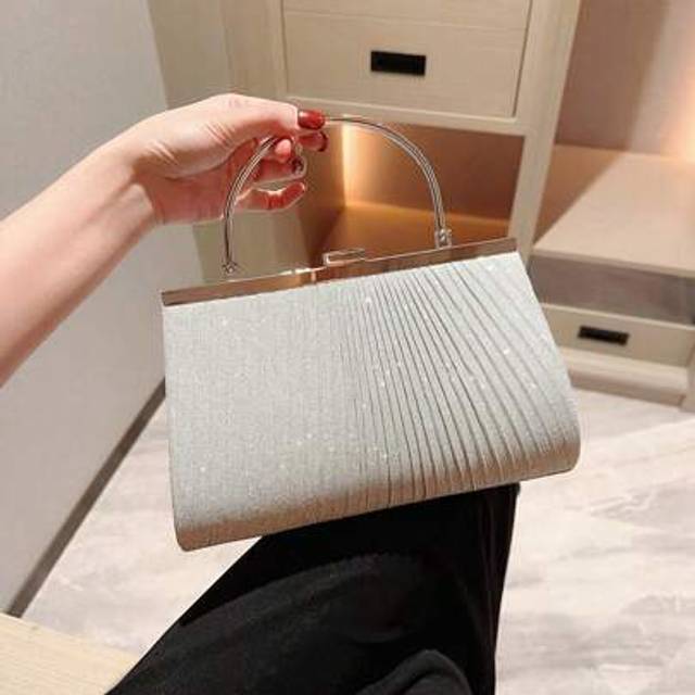 SHEIN Glitter Clutch Bags For Women Handbags Shoulder Bags Sparkly Evening Bags Sequin Bag For Wedding, Party, Date, Prom