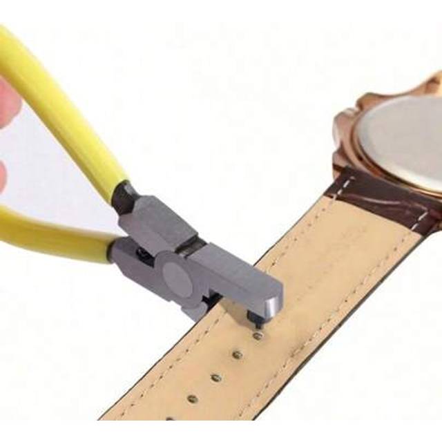 SHEIN 1pc Adjustable Leather Strap Hole Punch Tool, Suitable For Belts, Wristbands