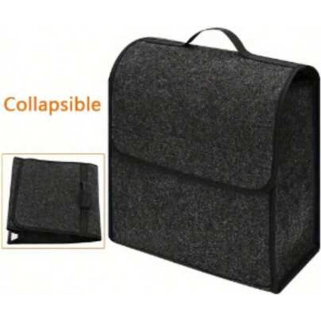 SHEIN Car Boot Organiser Large Carpet Storage Bag Tools Travel Tidy Hook Loop Case